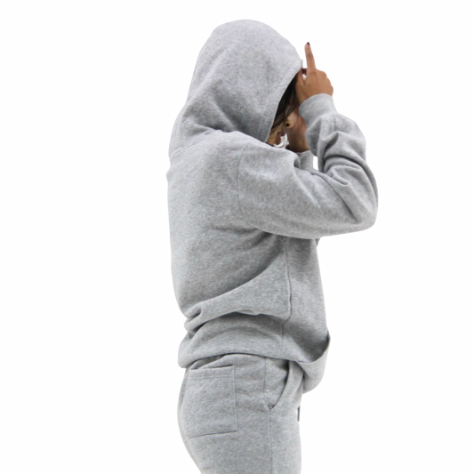 A Unisex Plain Grey Tracksuit