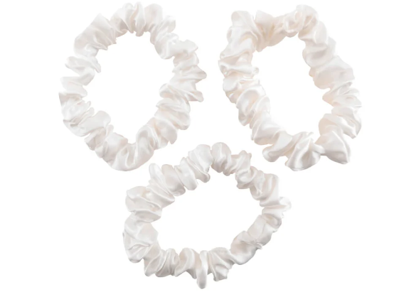 A Luxurious Small Silk Scrunchie